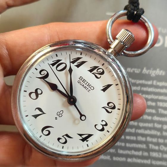 นาฬิกาพก Vintage Seiko Pocket Watch ระบบถ่าน มือสอง สภาพสวย เรือนใหญ่ๆ รูปที่ 13