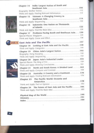 หนังสือ Worla Geography and you book 2 จำนวน 13 เล่ม 4 สี  รูปที่ 6