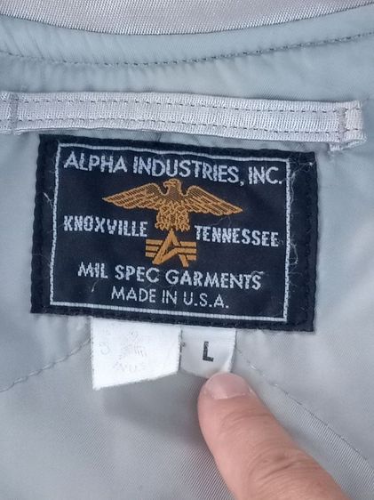 Alpha Industries WI-96 Military Police MP-Tex Made In USA  Size Large รูปที่ 8