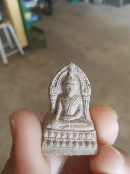 พระเนื้อผงผสมว่าน(พระพิมพ์พระพุทธชินราชใบเสมาหลังลายผ้าตอกโค๊ตยันต์อุใต้ฐาน(ออกวัดพระศรีรัตนมหาธาตุวรวิหาร)(พิษณุโลก))พระเครื่องรางของมงคล รูปที่ 4