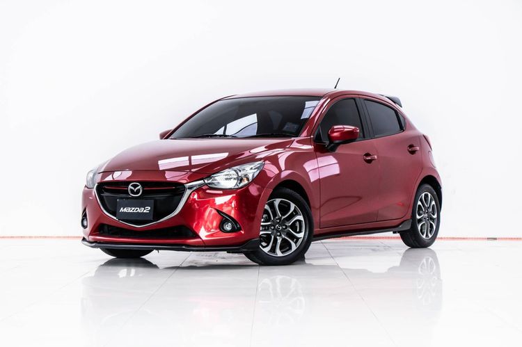 Mazda Mazda 2 2015 1.5 XD High Plus Sedan ดีเซล ไม่ติดแก๊ส เกียร์อัตโนมัติ แดง รูปที่ 4