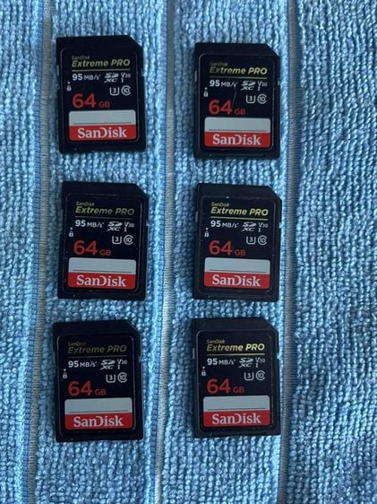 เมมโมรี่การ์ด 64 กิกะไบต์ SD Card Extreme Pro Sandisk