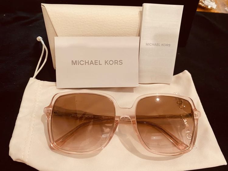 อื่นๆ แว่นตากันแดด Michael Kors แท้ รุ่น Isle of Palms Pink MK2098U Sunglasses