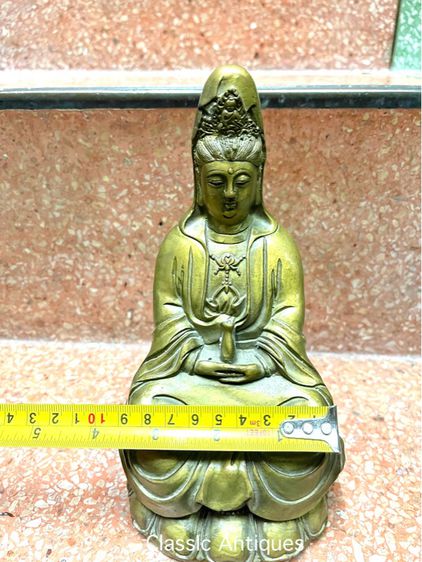 เจ้าแม่กวนอิม ทองเหลืองA7 รูปที่ 7