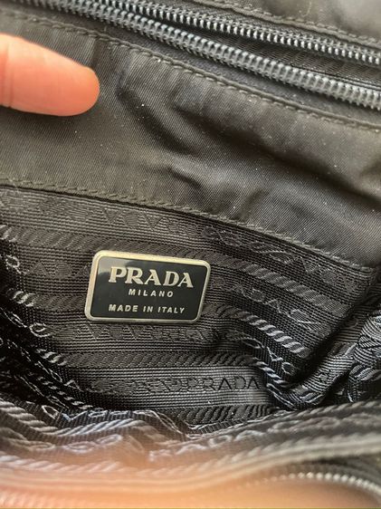 กระเป๋าสะพาย Prada Black Synthetic รูปที่ 10