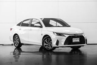 Toyota Yaris 1.2 Smart สี ขาว ปี 2022 (39VAT7)  รถบ้านมือเดียว ราคาถูกสุดในตลาดไม่ต้องใช้เงินออกรถ