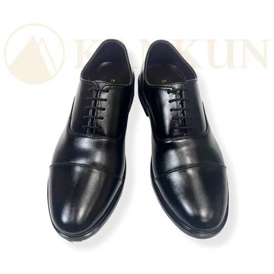 KANKUN Cap-Toe Oxford รองเท้าคัทชูผู้ชาย หนังวัวแท้ เกรดพรีเมี่ยม ทรงเรียบหรู สวยดีไซน์ทันสมัย แบบผูกเชือก หนังนิ่ม พื้นนุ่มพิเศษ รูปที่ 3