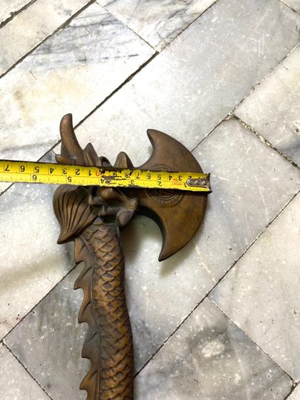 ขวาน มังกร ทองเหลืองสะสม A2 รูปที่ 11