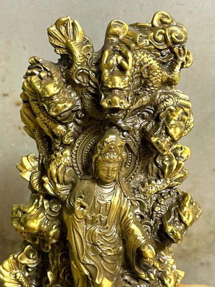 เจ้าแม่กวนอิม เก้ามังกรทองเหลืองA28 รูปที่ 3