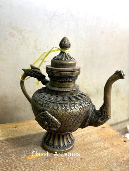 กาน้ำชาทองเหลือง สะสมB3 รูปที่ 4