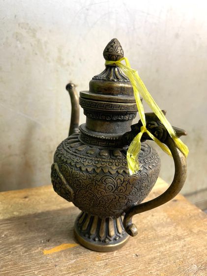 กาน้ำชาทองเหลือง สะสมB3 รูปที่ 5