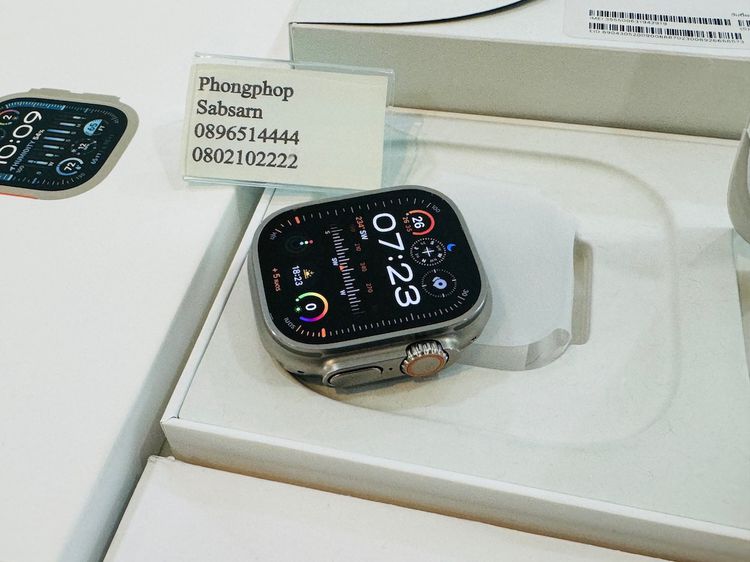 Apple watch Ultra 2 รุ่นล่าสุด 49mm Titanium Starlight  Alpine Loop  สภาพใหม่ ประกันศูนย์ไทย  26500 บาท รูปที่ 4