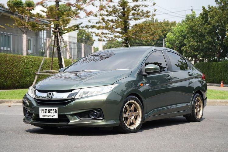 Honda City 2016 1.5 V Sedan เบนซิน ไม่ติดแก๊ส เกียร์อัตโนมัติ เขียว