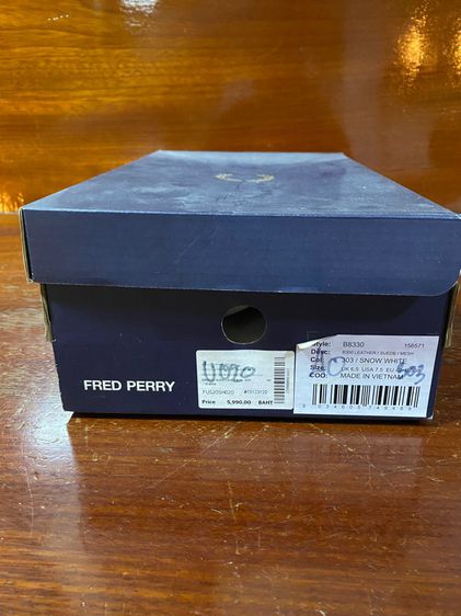 รองเท้าผ้าใบ Fred Perry ของแท้ มือ2 รูปที่ 8