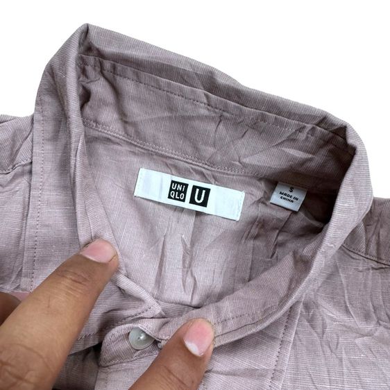 เสื้อเชิ้ต Uniqlo​ U Linen​ Premium งาน​พิเศษ​ ทรงดีผ้าดี Size S รูปที่ 2