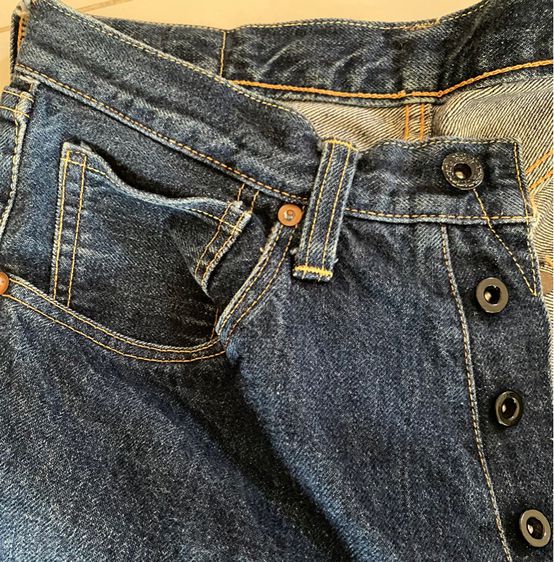 กางเกงยีนสี Made in Japan รูปที่ 4