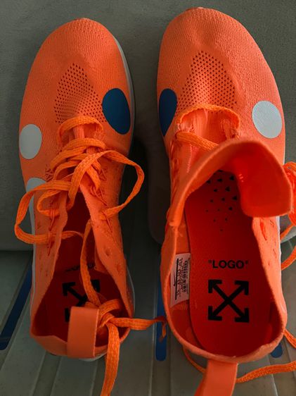 Nike Off-White Zoom Fly Mercurial orange รูปที่ 6