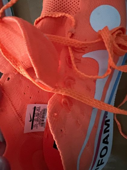 Nike Off-White Zoom Fly Mercurial orange รูปที่ 7