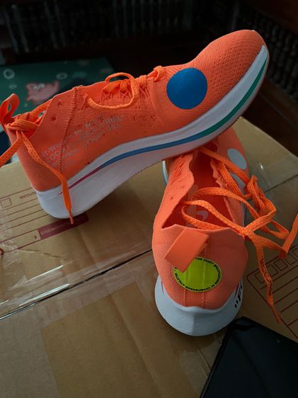Nike Off-White Zoom Fly Mercurial orange รูปที่ 8
