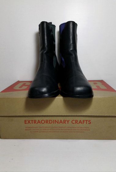 CAMPER TWINS, Multicolor Slip-on Casual Boots 38EU(24.0cm) Original ของแท้ มือ 2 สภาพเยี่ยม, รองเท้าบู้ท CAMPER หนังแท้ พื้นเต็ม สวยมาก รูปที่ 4