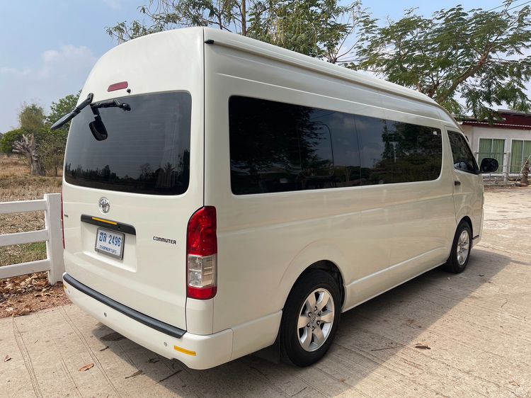 Toyota Commuter 2015 3.0 Van ดีเซล ไม่ติดแก๊ส เกียร์ธรรมดา ขาว รูปที่ 4