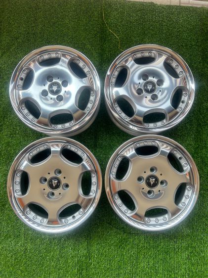 ล้อแท้ญี่ปุ่น work vip 2ชิ้น ขอบ15 et38 ล้อ5.5 ล้อปัดเงาใหม่ ชุดละ20000 รูปที่ 6