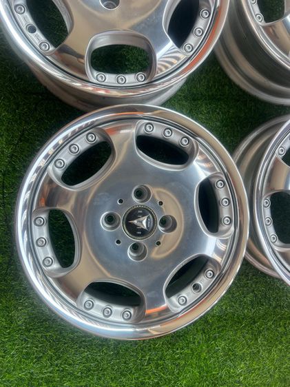ล้อแท้ญี่ปุ่น work vip 2ชิ้น ขอบ15 et38 ล้อ5.5 ล้อปัดเงาใหม่ ชุดละ20000 รูปที่ 3