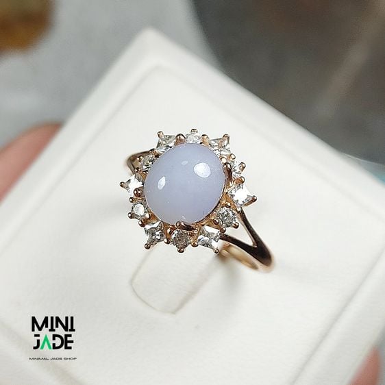 แหวนหยกม่วงพม่า Lavender Jade รูปที่ 3
