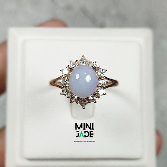 แหวนหยกม่วงพม่า Lavender Jade รูปที่ 2