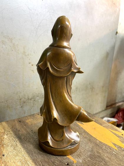 เจ้าแม่กวนอิม ทองเหลือง A10 รูปที่ 5
