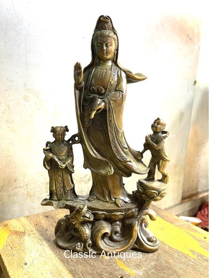 เจ้าแม่กวนอิม ทองเหลืองสะสมA21