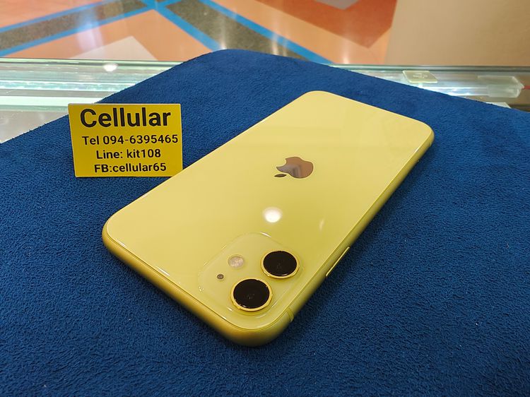 iPhone 11 64GB Yellow Batt100 สภาพสวย เครื่องไทย รูปที่ 3