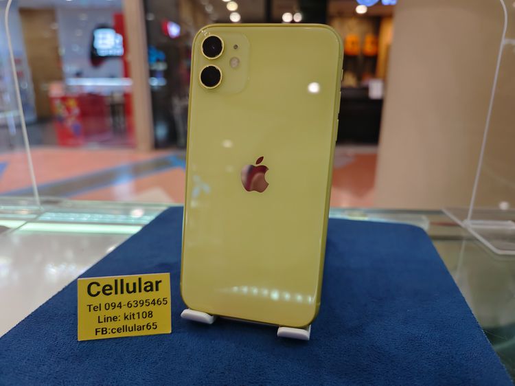 64 GB iPhone 11 64GB Yellow Batt100 สภาพสวย เครื่องไทย