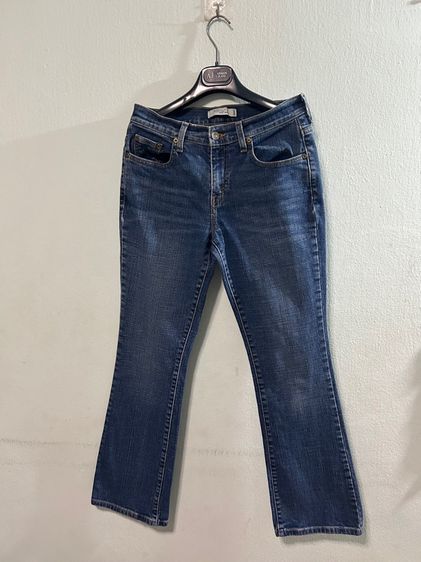 🌈 กางเกงยีนส์ขาม้า แบรนด์ Denim แนววินเทจ 👉แบรนด์แท้💯แบรนด์ดัง💯🌈 รูปที่ 5