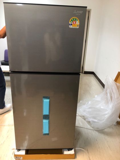 ตู้เย็น 2 ประตู ￼มือหนึ่ง MITSUBISHI ตู้เย็น2D รุ่น MR-FC35ES.SSL 11.1Q เงิน อินเวอร์เตอร์