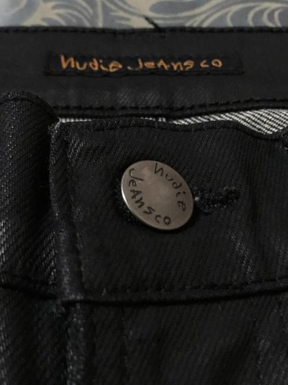 Nudie Thin Finn Black 2 Black Jeans 29 32 NJ1001890 รูปที่ 5
