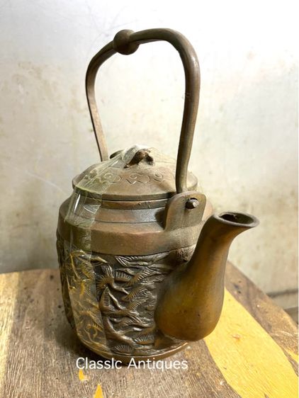 กาน้ำชา ลายนกทองเหลือง รูปที่ 3