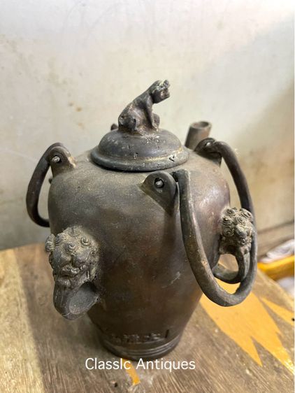 กาน้ำชา หูสิงห์เหลืองสะสม รูปที่ 15