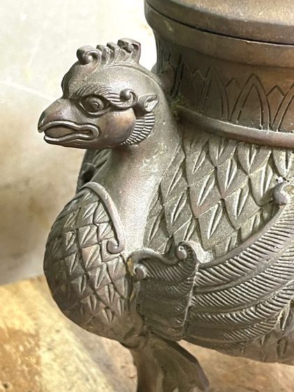 กระถาง กำยาน ทองเหลืองA23 รูปที่ 10