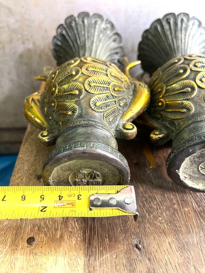 แจกัน นกยูงทองเหลืองA8 รูปที่ 10