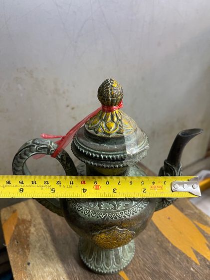 กาน้ำชา ทองเหลือง สะสม รูปที่ 13