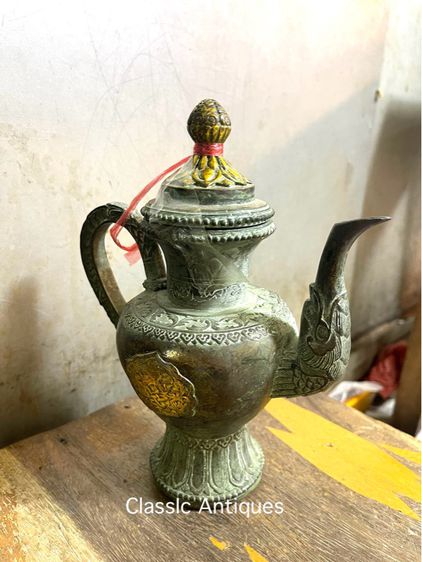 กาน้ำชา ทองเหลือง สะสม รูปที่ 3