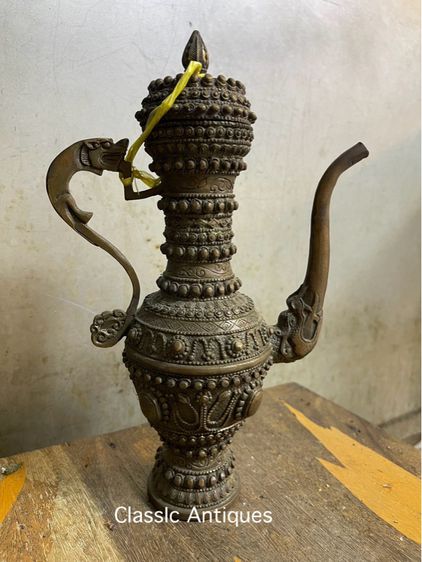 กาน้ำชา ทองเหลืองสะสม รูปที่ 8