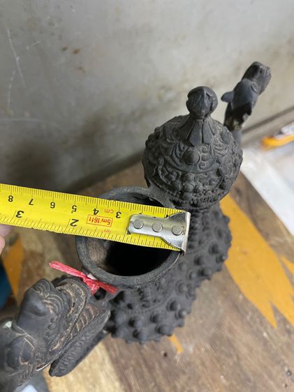 กาน้ำชา มังกรคู่ทองเหลือง รูปที่ 14