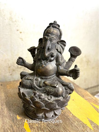 พระพิฆเนศทองเหลืองA4 รูปที่ 5