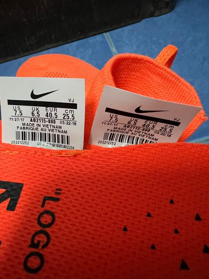 Nike Off-White Zoom Fly Mercurial orange รูปที่ 10