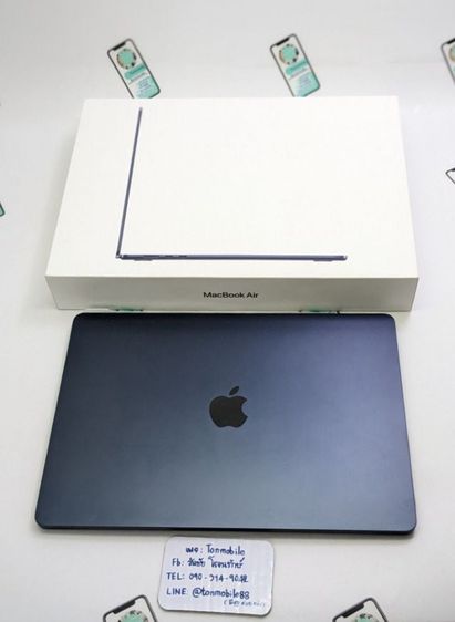 Apple ขาย เทิร์น Macbook Air M2 15 นิ้ว 2023 Ram 8 Rom 256 ศูนย์ไทย อายุ 7 วัน ประกันยาว สภาพใหม่เอี่ยม อุปกรณ์ครบยกกล่อง เพียง 34,990 บาท ครับ
