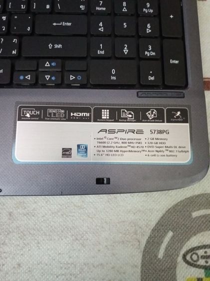 Notebook Acer  จอทัชสกรีน 15.6 นิ้ว รูปที่ 4