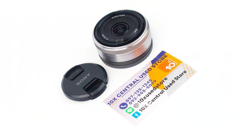 Sony Lens (SEL16F28) E 16mm f2.8 เลนส์แพนเค้ก สำหรับถ่ายในพื้นที่ภาพคับแคบหรือทิวทัศน์ - ID24010053