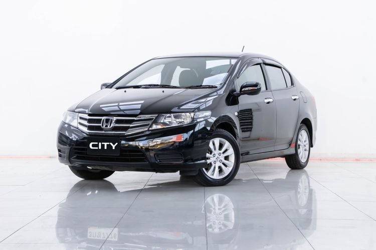 Honda City 2014 1.5 V Sedan เบนซิน ไม่ติดแก๊ส เกียร์อัตโนมัติ ดำ รูปที่ 4